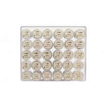 Набір гвинтів, гайок, кліпс, втулок (у квадратній коробці) на 30 круглих контейнерів №1