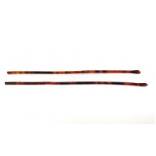 Наконечники пластикові на металевий тигровий завушник (12см)