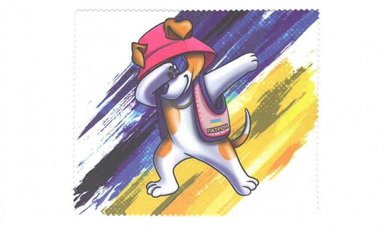 Серветка мікрофібра з малюнком 167 в упаковці