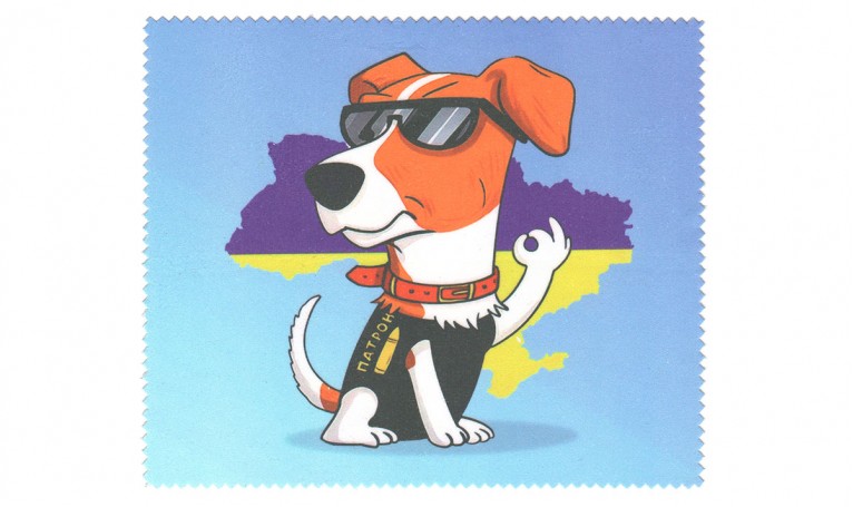 Серветка мікрофібра з малюнком 166 в упаковці