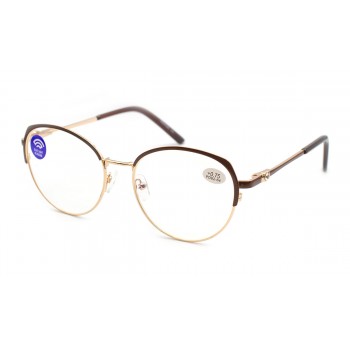 Окуляри Verse 23104-C2 Blue blocker в металевій оправі