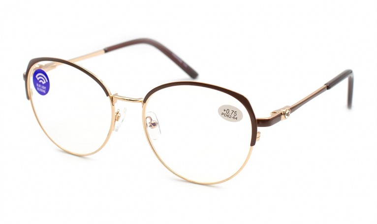 Окуляри Verse 23104-C2 Blue blocker в металевій оправі