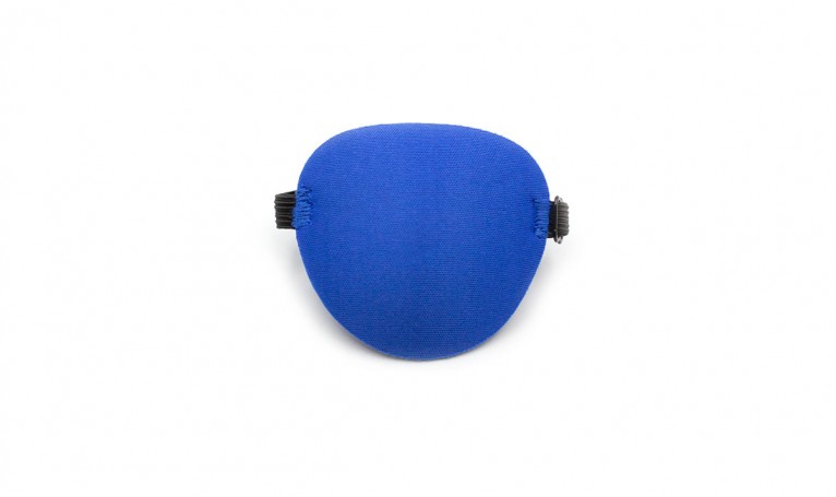 Пов'язка на око №1 Китай (синя з резинкою)