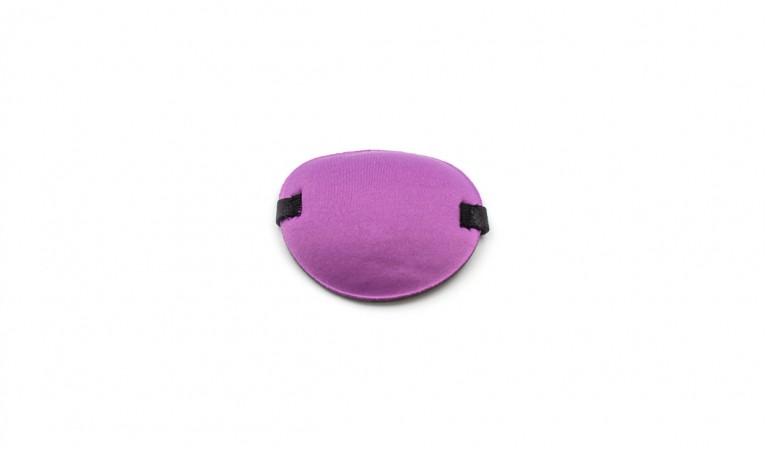 Пов'язка на око №3 (фіолетова з гумкою push up)