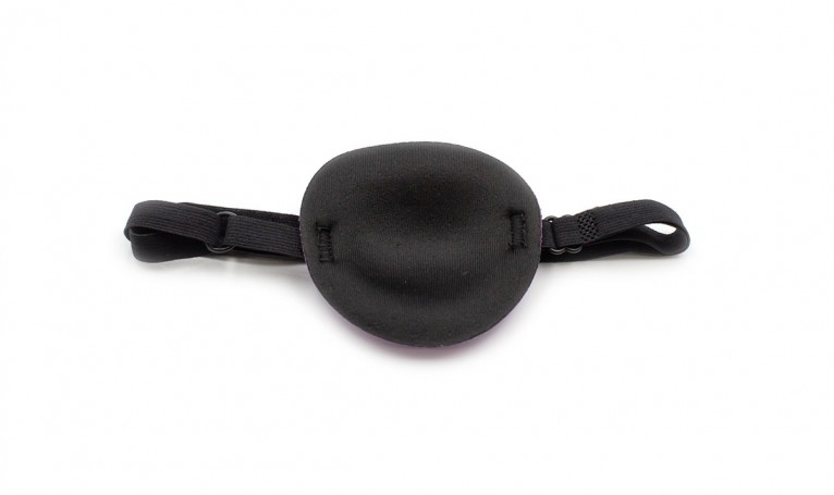 Пов'язка на око №3 (фіолетова з гумкою push up)