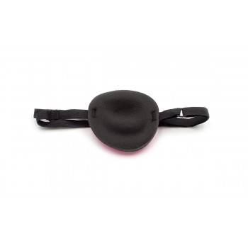 Пов'язка на око №3 (рожева із гумкою push up)