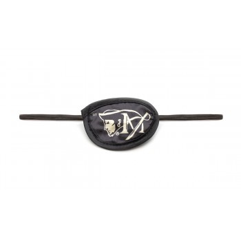 Пов'язка на око №4 ПІРАТ (чорна з гумкою)