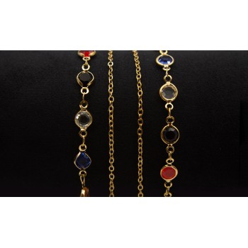 Ланцюжок для окулярів 2407 (золотистий)