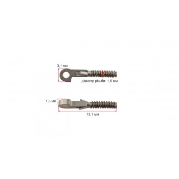 Флекса сіра NEW 126 13,1х3,1мм