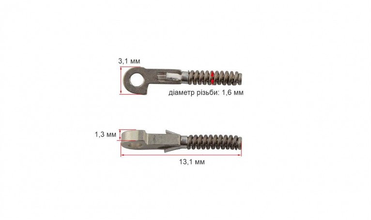 Флекса сіра NEW 126 13,1х3,1мм