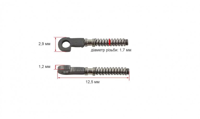 Флекса сіра NEW 87-8-2А 12,5х2,9мм