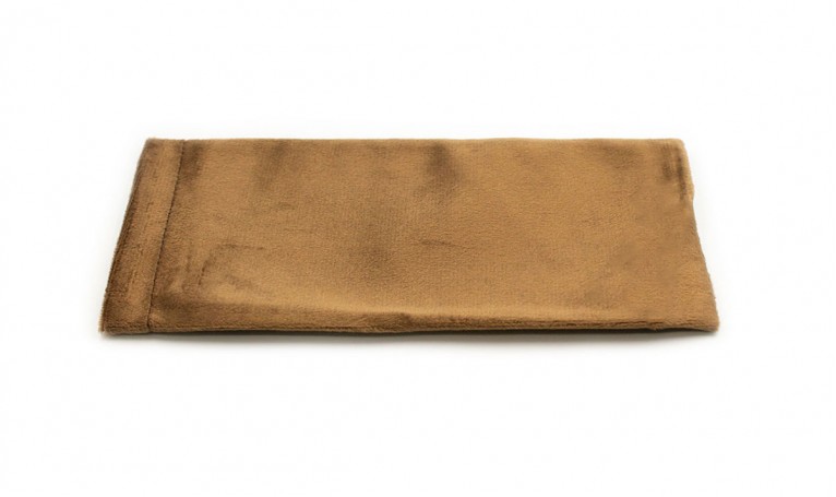 Мішечок для окулярів замшевий на пружині 1224