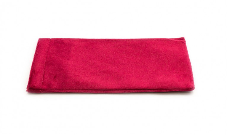 Мішечок для окулярів замшевий на пружині 1224