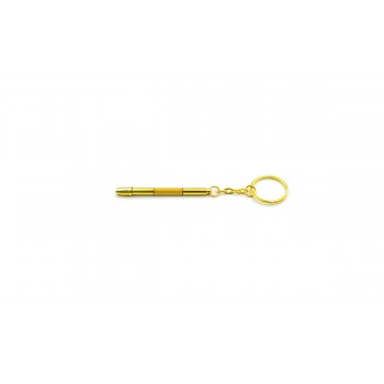 Викрутка-брелок багатофункціональна 5 в 1 (жовта)