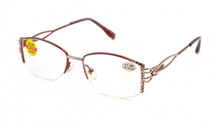 Окуляри Seventy 25500-C2 Blue blocker у металевій оправі