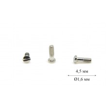 Гвинт для пластикової оправи Ø1,6 мм довжина 4,5 мм