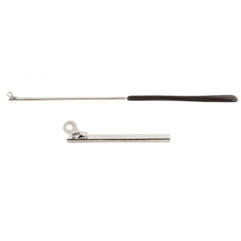 Завушник металевий без флекса, біла