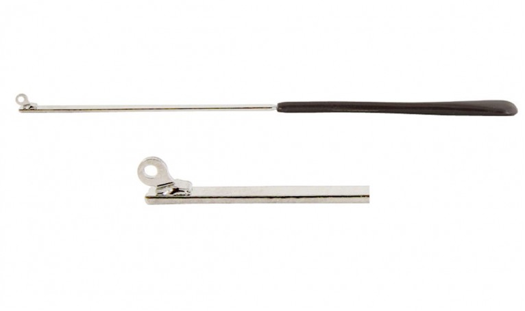 Завушник металевий без флекса, біла