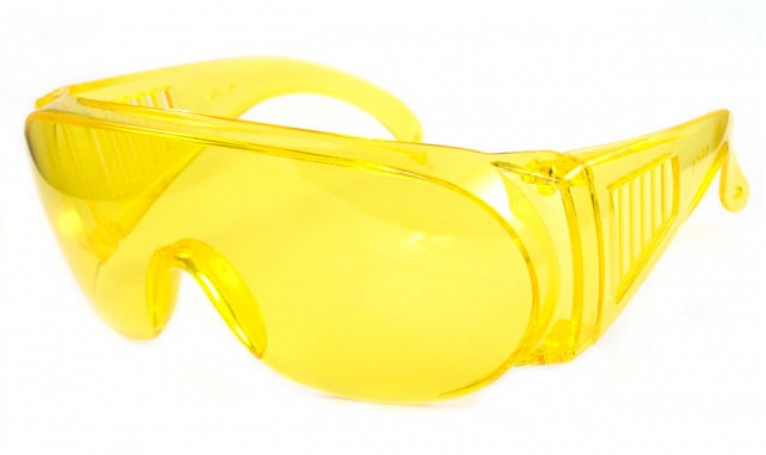 Окуляри захисні прозорі жовті