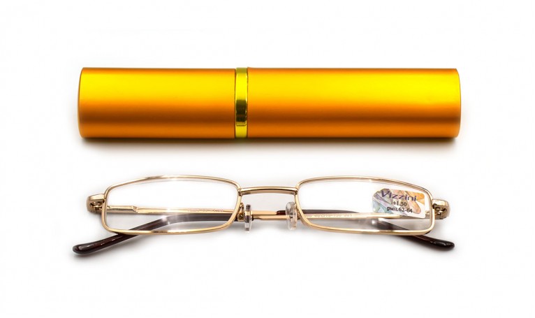 Окуляри Koko 2134 (Comfort ) золотистий в футлярі