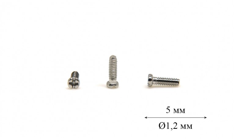 Гвинт для носоупору Ø1,2 мм довжина 5,0 мм