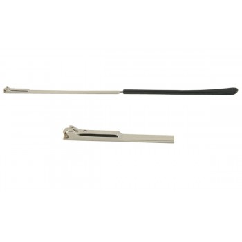 Завушник для металевої оправи білий, напівприхований флекс (середній)