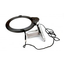 Лупа пластикова 11B-1 з підсвіткою