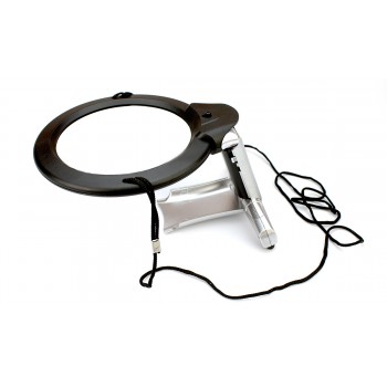 Лупа пластикова 11B-1 з підсвіткою