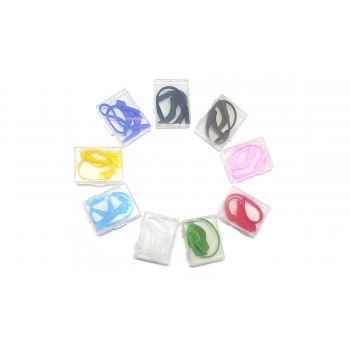 Стоппер силіконовий з гумкою в коробке (жовтий)