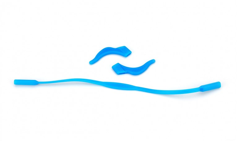 Стоппер силіконовий з гумкою в коробке (блакитний)