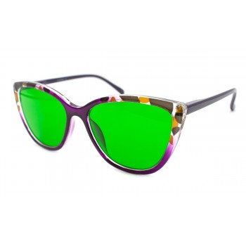 Окуляри із зеленою лінзою Ізюм 19129-C1