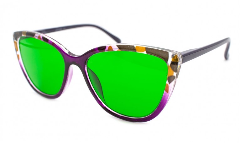 Окуляри із зеленою лінзою Ізюм 19129-C1